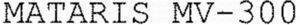 Image for mark 1894974 MATARIS MV-300
