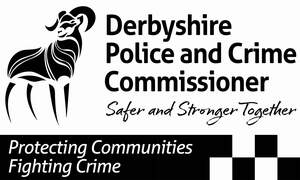 Image for mark UK00004307746_1of3 DERBYSHIRE POLICE AND CRIME COMMISSIONER SAFER AND STRONGER TOGETHER PROTECTING COMMUNITIES FIGHTING CRIME