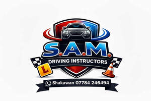 Image for mark UK00004321340 S.A.M DRIVING INSTRUCTORS L SHAKAWAN 07784 246494