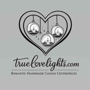 Image for mark UK00004324234_1of3 TRUE LOVELIGHTS.COM ROMANTIC HANDMADE CANDLE CENTREPIECES