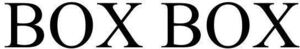 Image for mark 1922814 BOX BOX