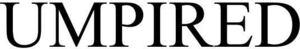 Image for mark 1924001 UMPIRED