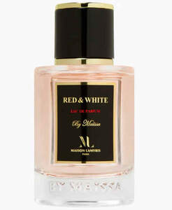 Image for mark UK00004406071 RED & WHITE 
EAU DE PARFUM 
BY MAISSA
MAISON LAMYRIS PARIS