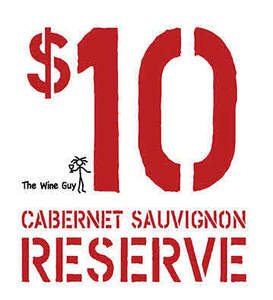 Image for mark UK00004406814 $10 THE WINE GUY CABERNET SAUVIGNON RESERVE