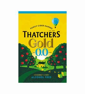 Image for mark UK00004440050 FAMILY CIDER MAKERS THATCHERS EST. 1904 GOLD 0.0 ALC %VOL. SOMERSET CIDER , ALCOHOL FREE