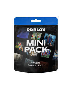 Image for mark UK00004442901 ROBLOX MINI PACK 40 COINS 50 ROBUX EACH NOT FOR CONSUMPTION